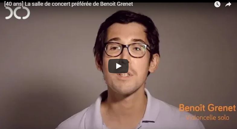[40 ans] La salle de concert préférée <br> de Benoit Grenet