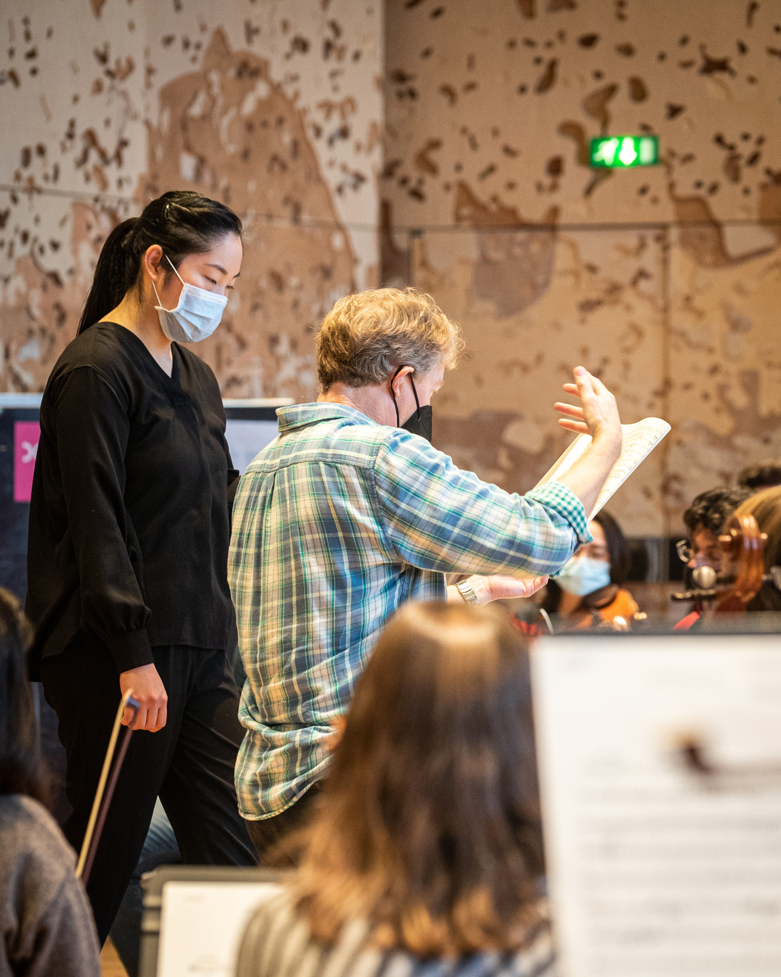 Masterclass du 10/12/21 avec Douglas Boyd (c) M. Guthfreund / Philharmonie de Paris