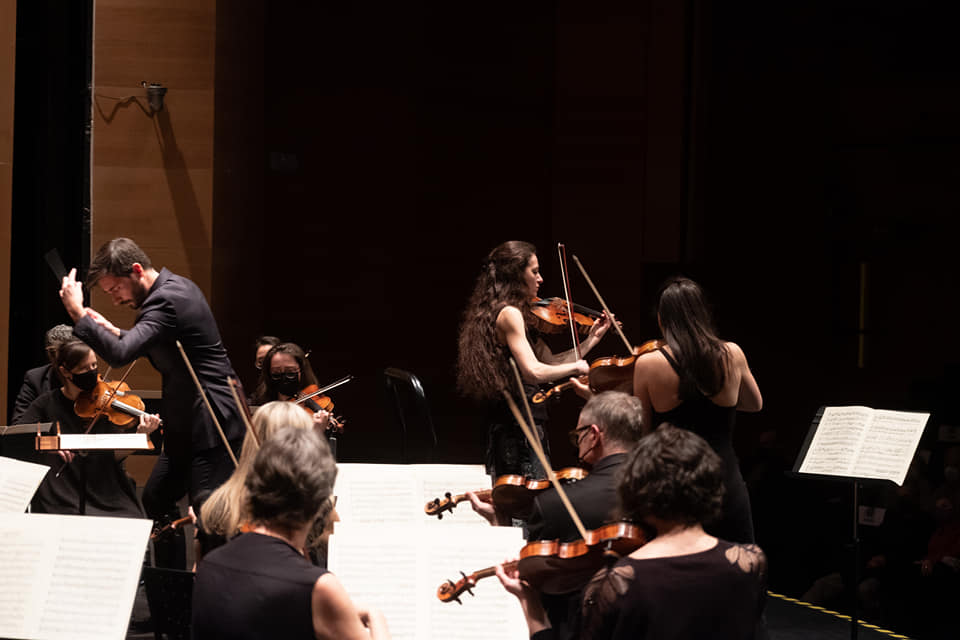 Concert du 28/01 au Palacio de Formación y Congresos de Fuerteventura avec Clémence De Forceville (violon) et Danka Nikolic (alto) (c) Carlos de Saá
