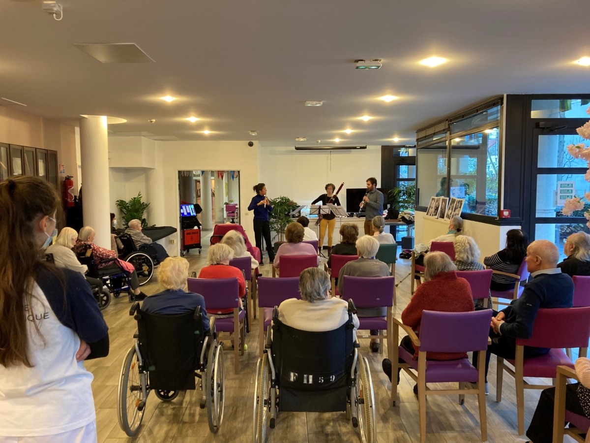 Mini-concerts dans les EHPAD