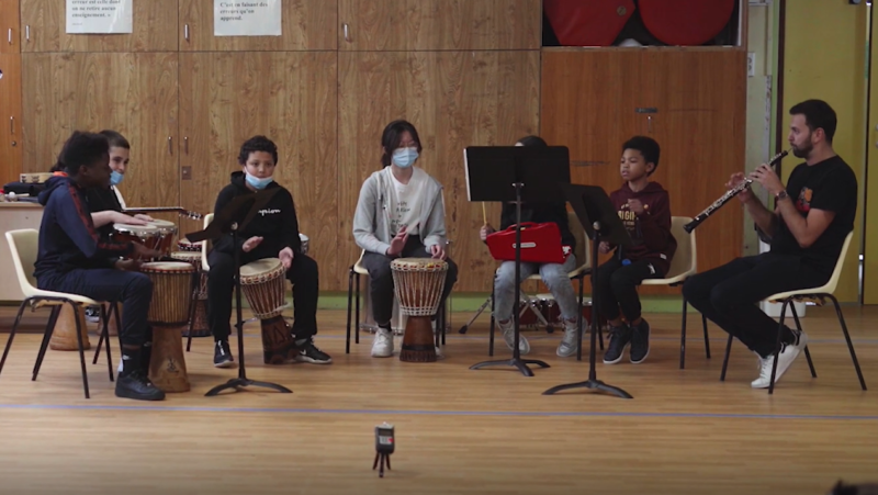 Restitution du projet « Haut en couleur » au Collège Mozart